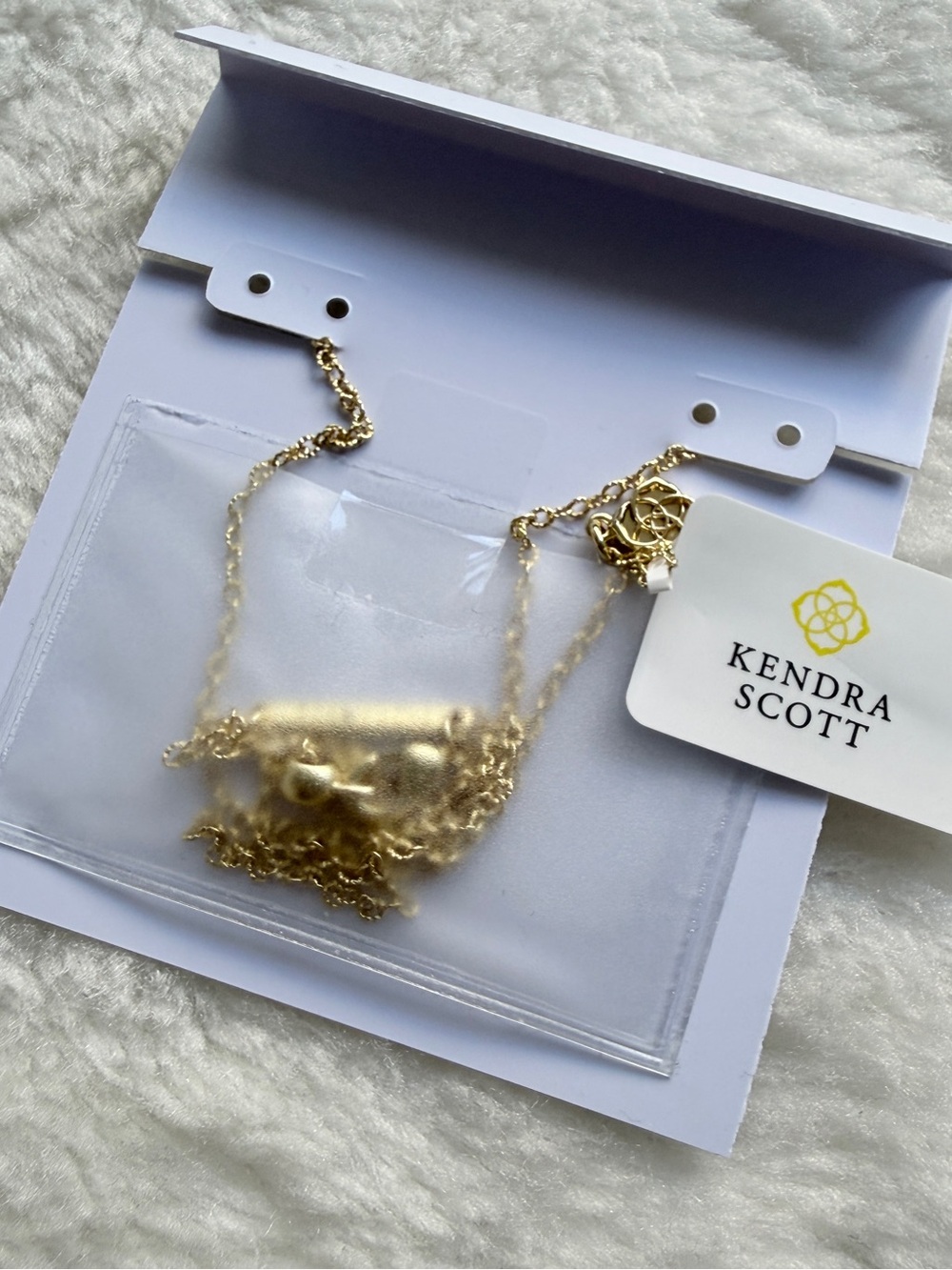 Ice Cream Gold Short Pendant Necklace - Picture 3 of 6